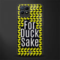 for duck sake glass case for realme 8i image