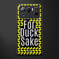 for duck sake glass case for mi 11 ultra 5g image