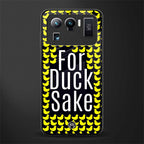 for duck sake glass case for mi 11 ultra 5g image