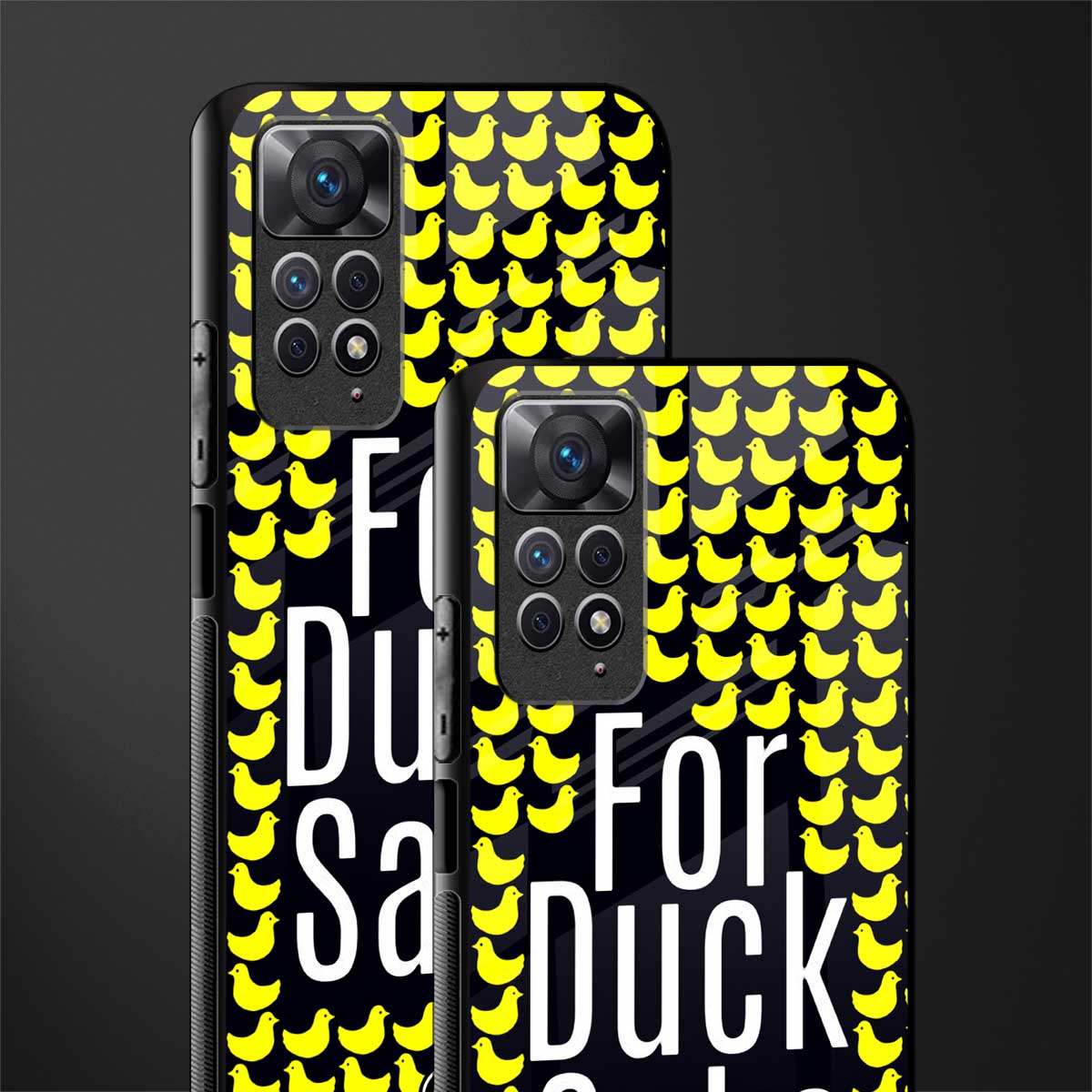 for duck sake back phone cover | glass case for redmi note 11 pro plus 4g/5g