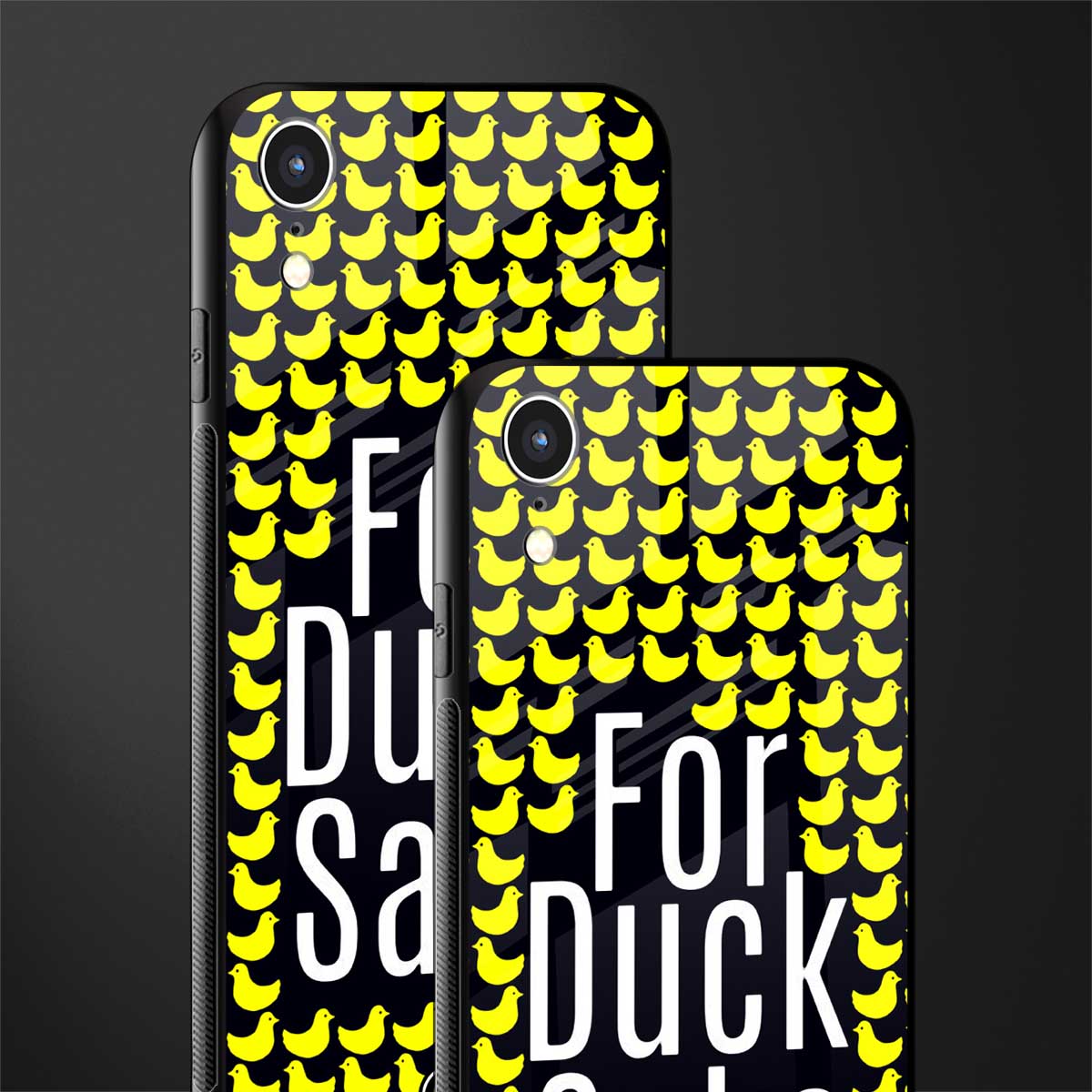 for duck sake glass case for iphone xr image-2