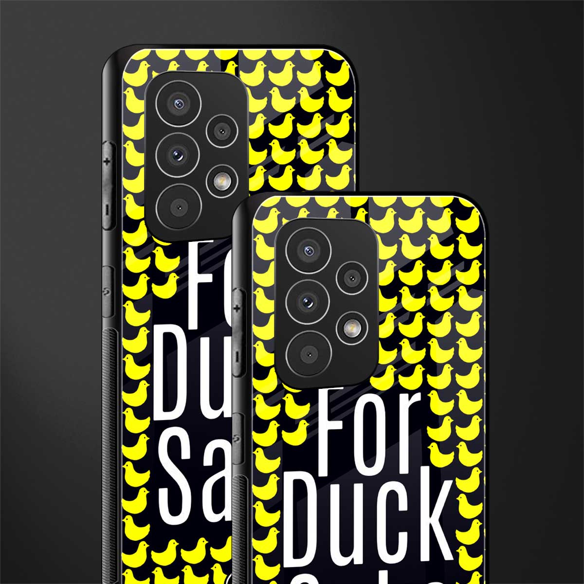 for duck sake back phone cover | glass case for samsung galaxy a53 5g