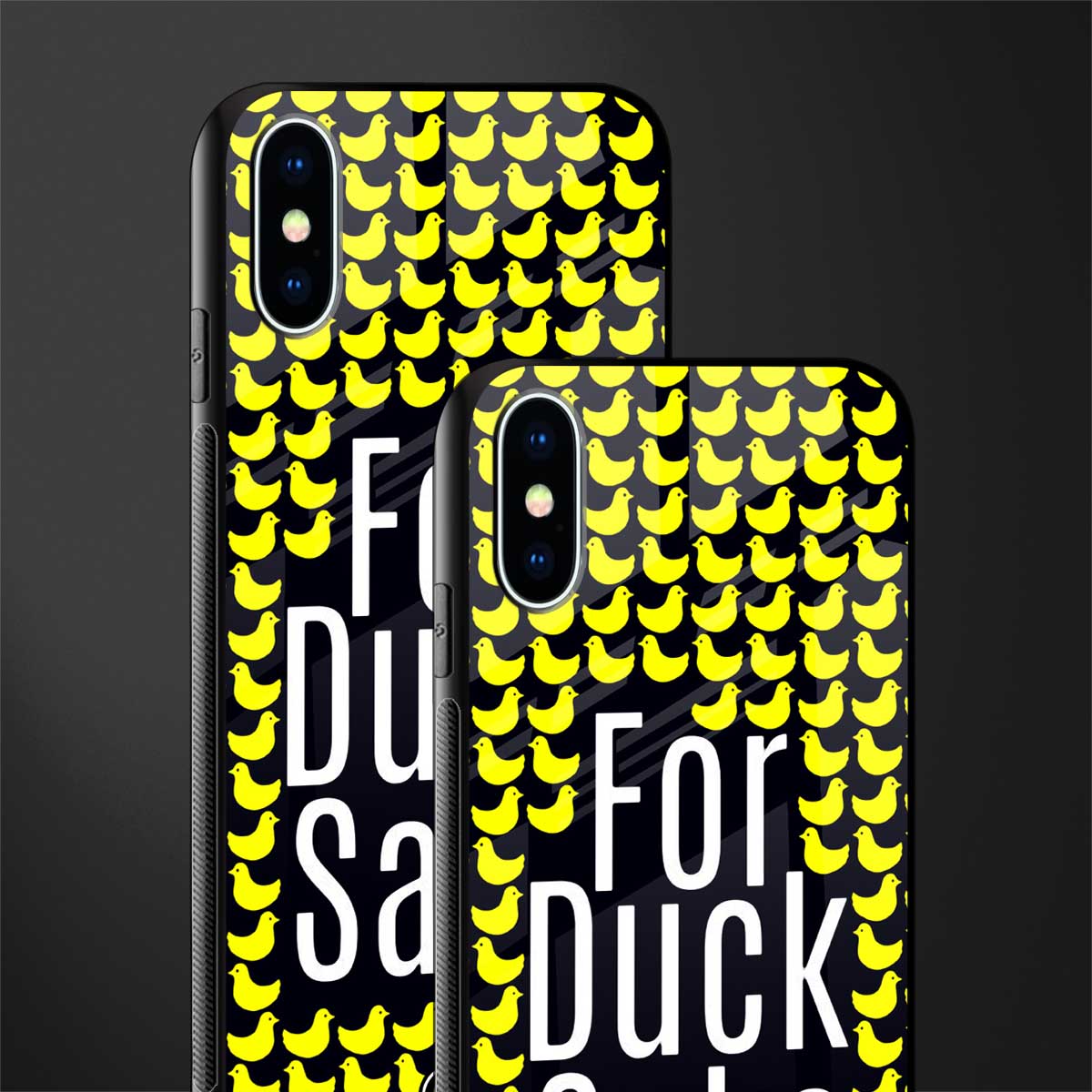 for duck sake glass case for iphone x image-2