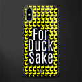 for duck sake glass case for iphone x image