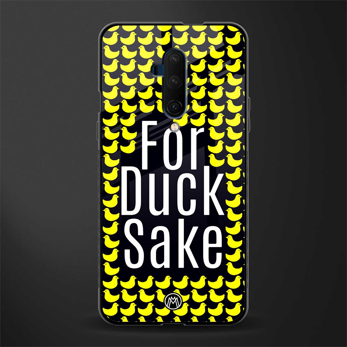 for duck sake glass case for oneplus 7t pro image