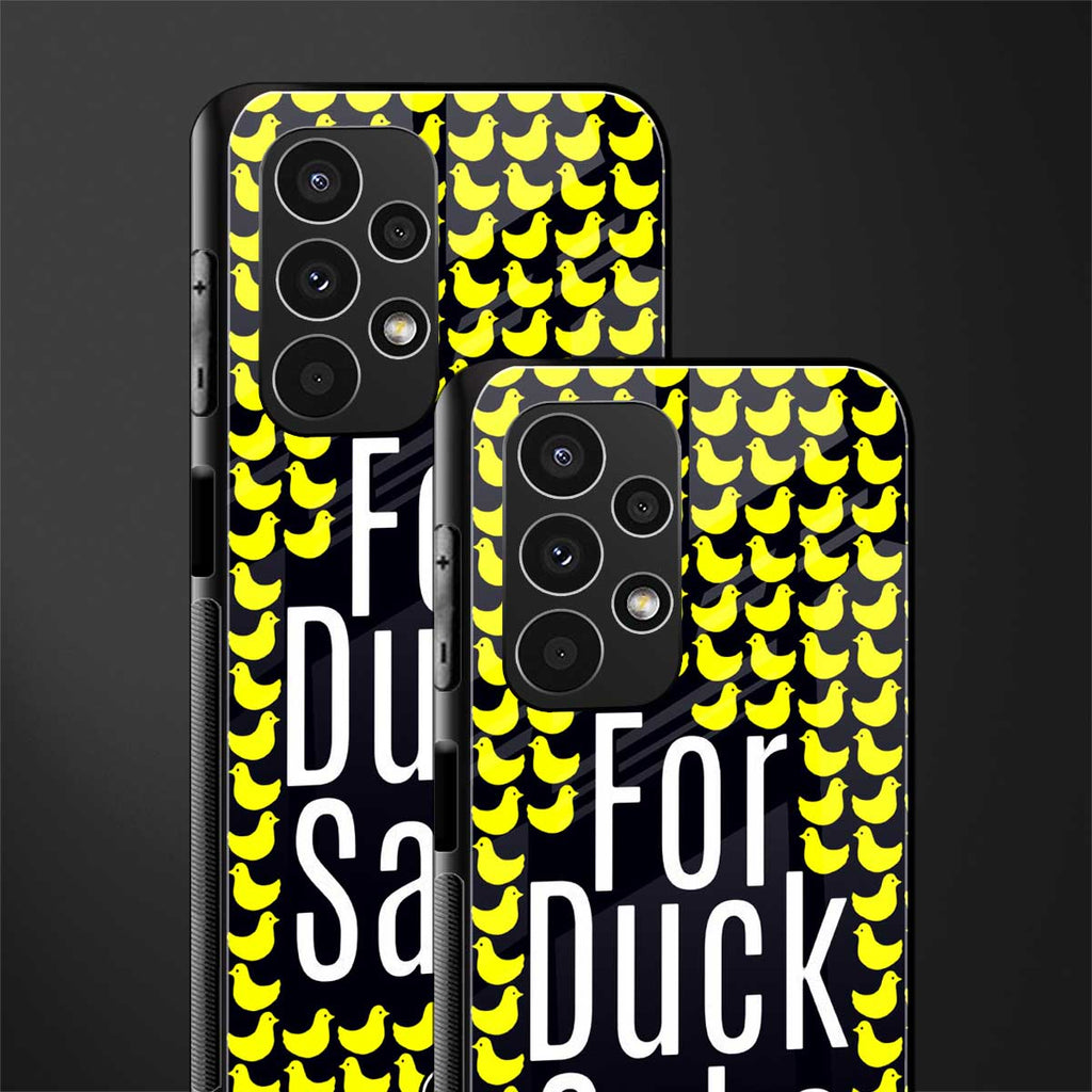 for duck sake back phone cover | glass case for samsung galaxy a13 4g