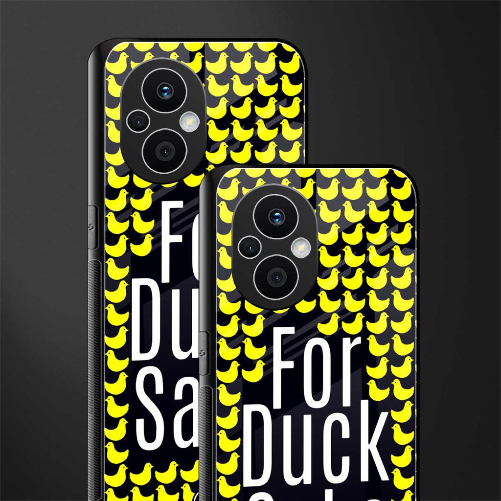 for duck sake back phone cover | glass case for oppo f21 pro 5g