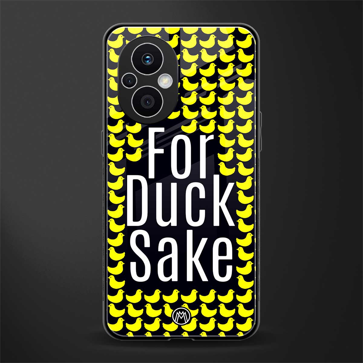 for duck sake back phone cover | glass case for oppo f21 pro 5g