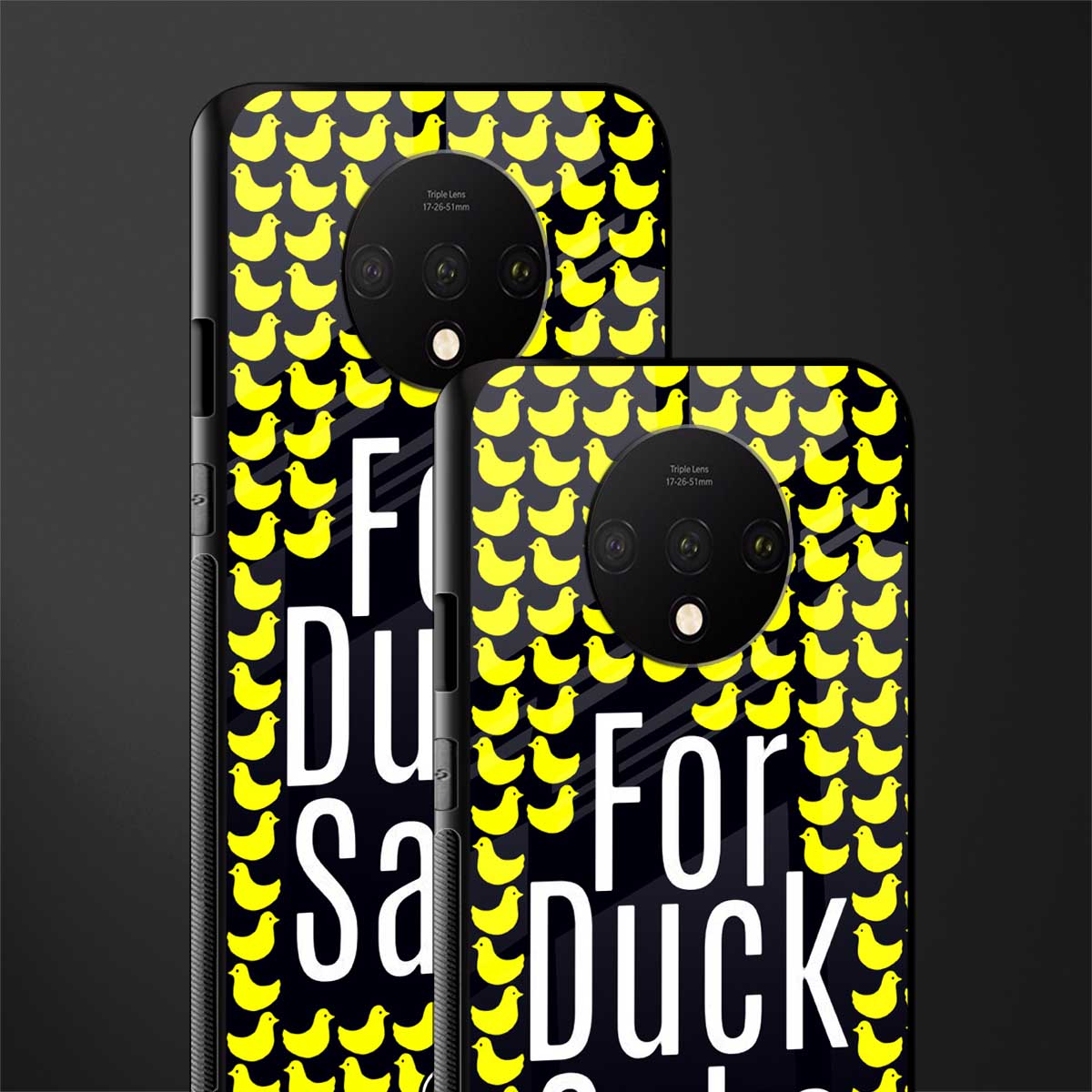 for duck sake glass case for oneplus 7t image-2