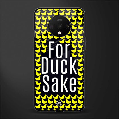 for duck sake glass case for oneplus 7t image