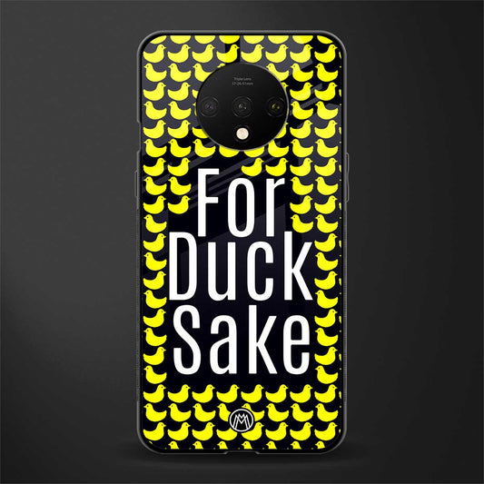 for duck sake glass case for oneplus 7t image