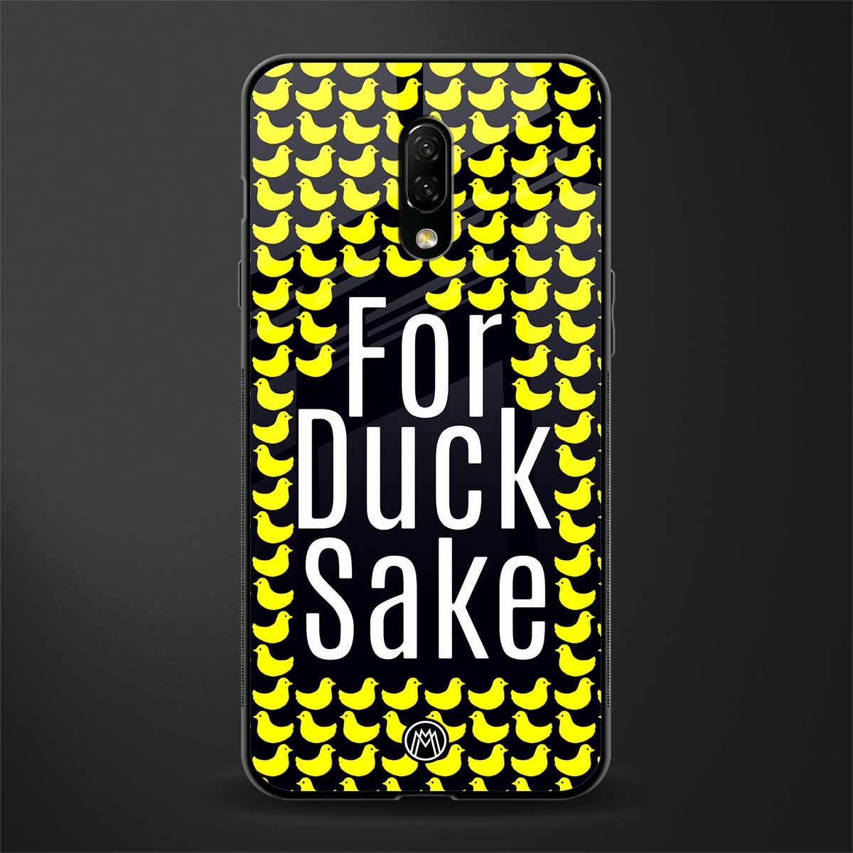 for duck sake glass case for oneplus 7 image