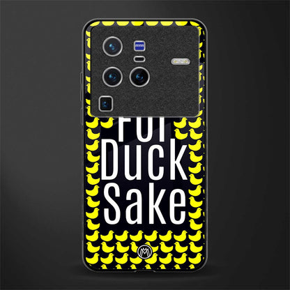 for duck sake glass case for vivo x80 pro 5g image