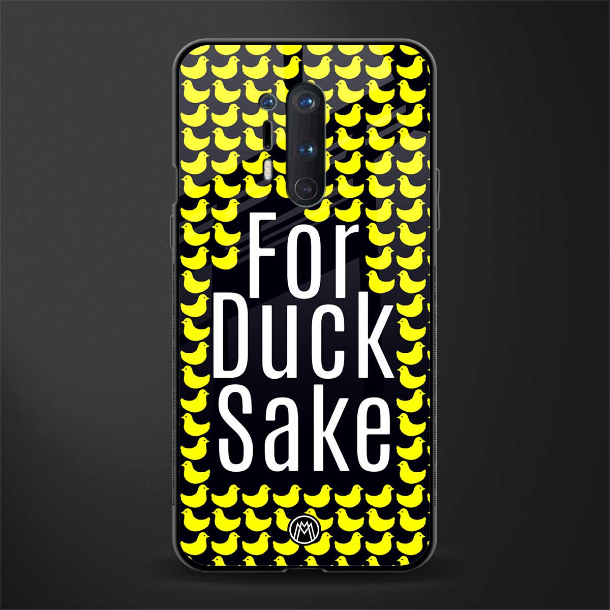 for duck sake glass case for oneplus 8 pro image