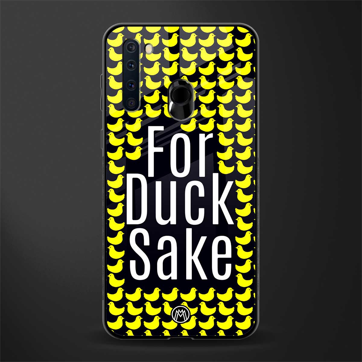 for duck sake glass case for samsung a21 image