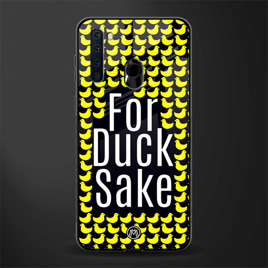 for duck sake glass case for samsung a21 image