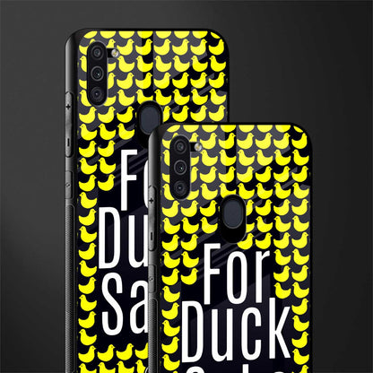 for duck sake glass case for samsung a11 image-2