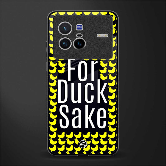 for duck sake glass case for vivo x80 image