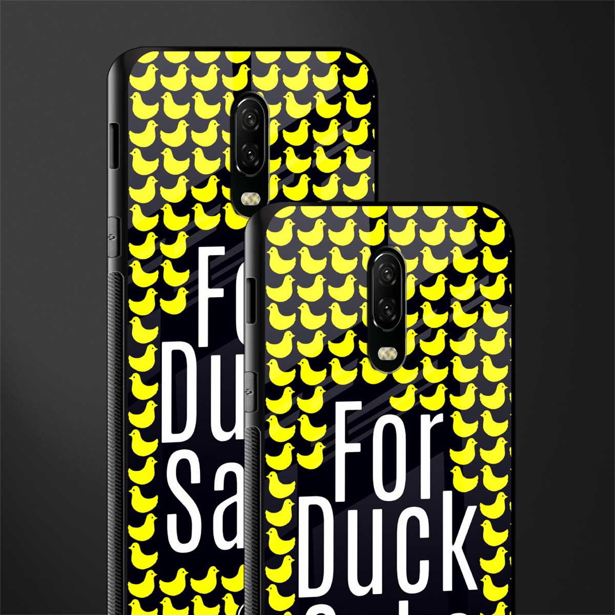 for duck sake glass case for oneplus 6t image-2
