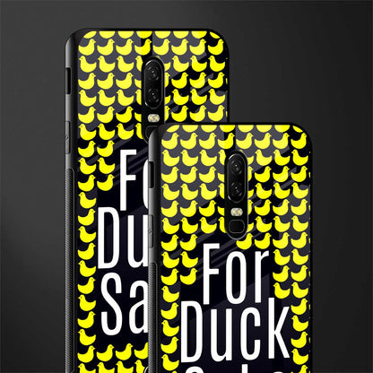 for duck sake glass case for oneplus 6 image-2