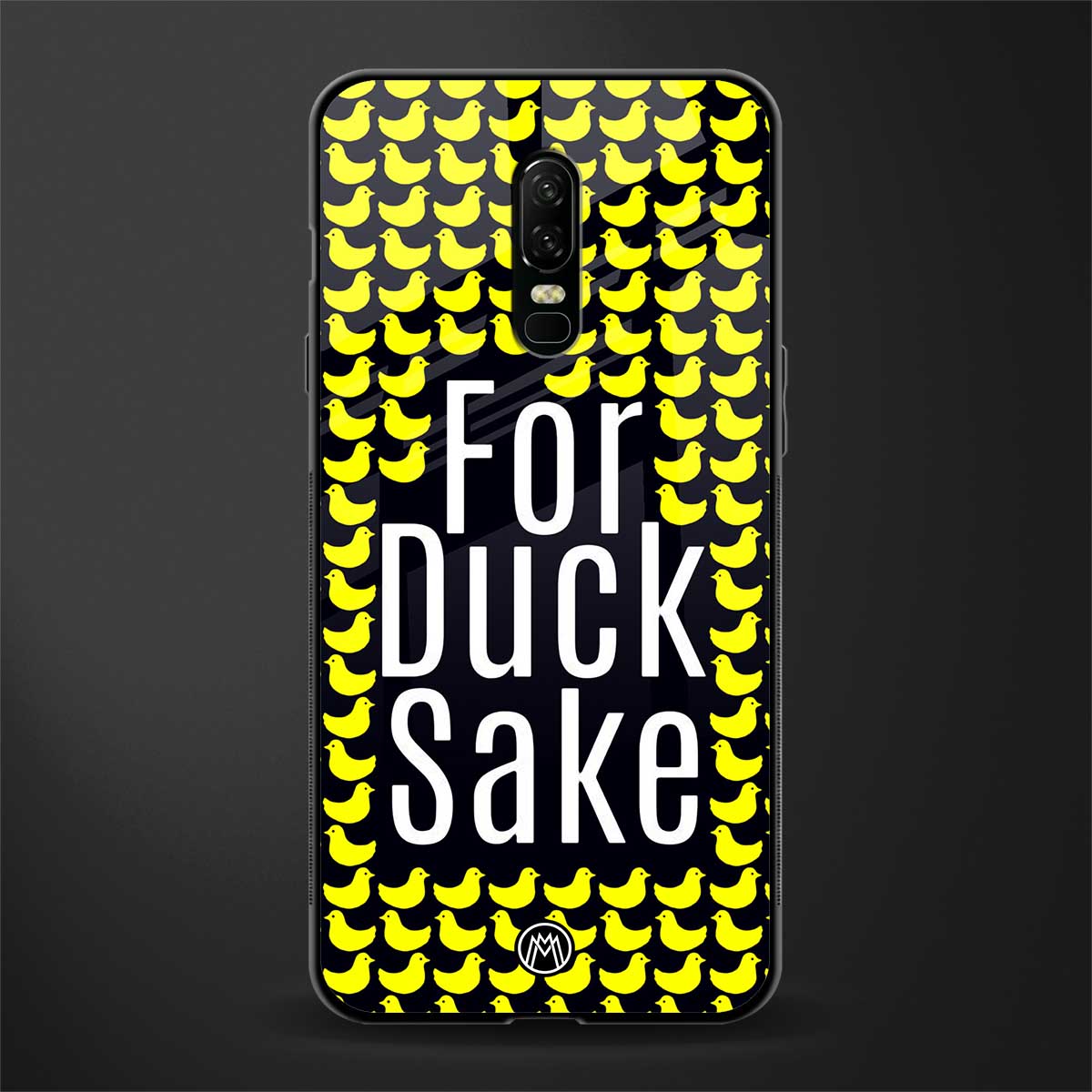 for duck sake glass case for oneplus 6 image