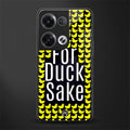 for duck sake back phone cover | glass case for oppo reno 8 pro