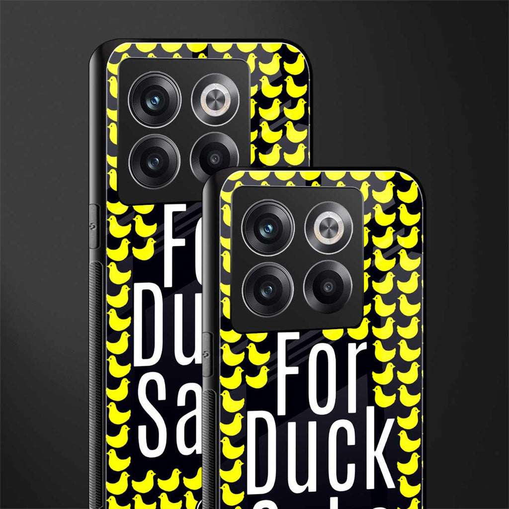 for duck sake back phone cover | glass case for oneplus 10t