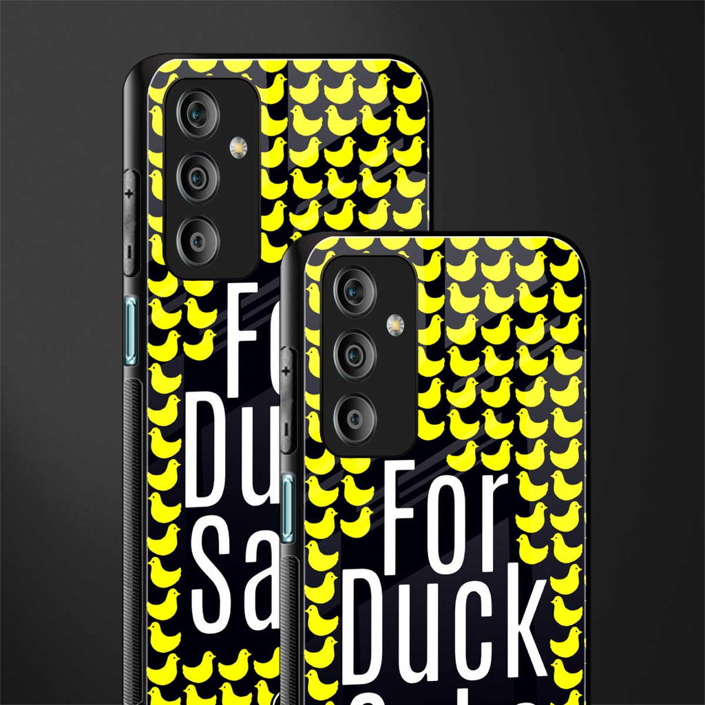 for duck sake back phone cover | glass case for samsung galaxy f23 5g