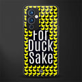 for duck sake back phone cover | glass case for oneplus 9