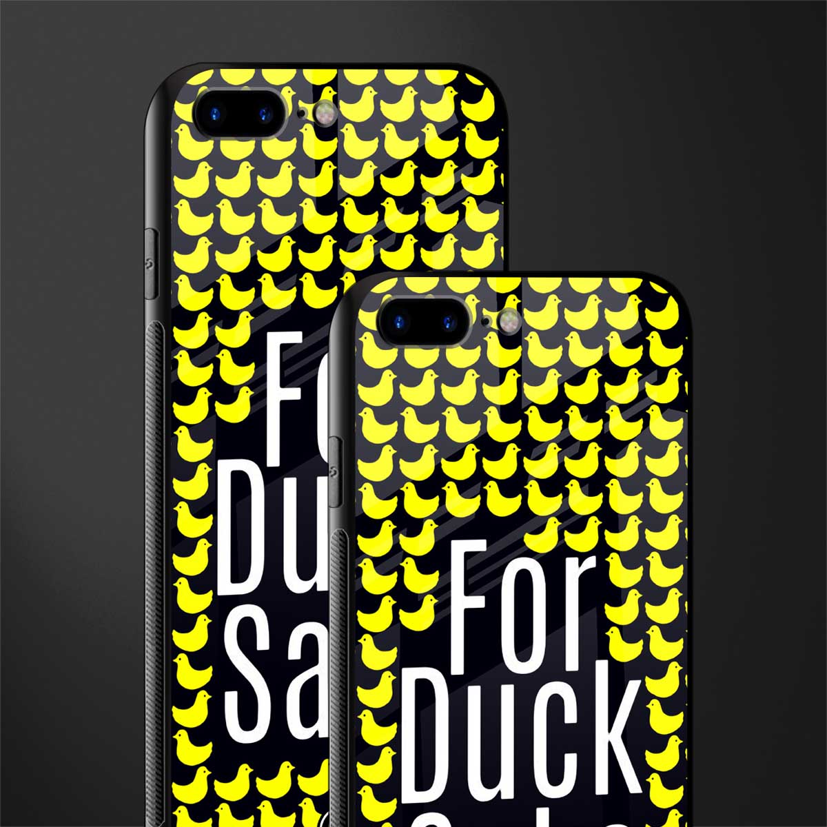 for duck sake glass case for iphone 8 plus image-2