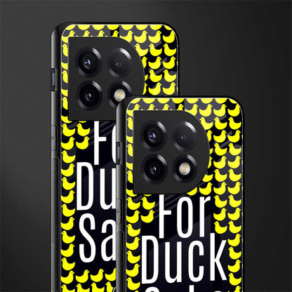 for duck sake back phone cover | glass case for oneplus 11