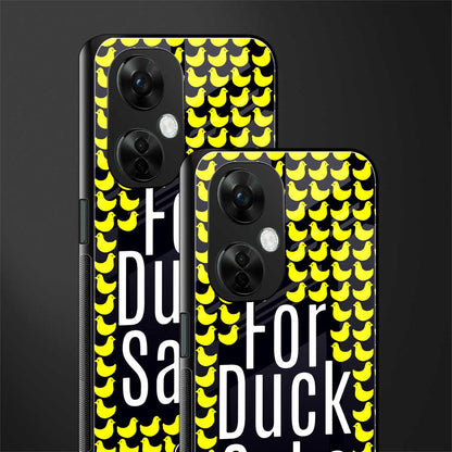 for duck sake back phone cover | glass case for oneplus nord ce 3 lite