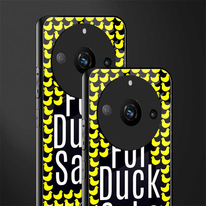 for duck sake back phone cover | glass case for realme 11 pro 5g