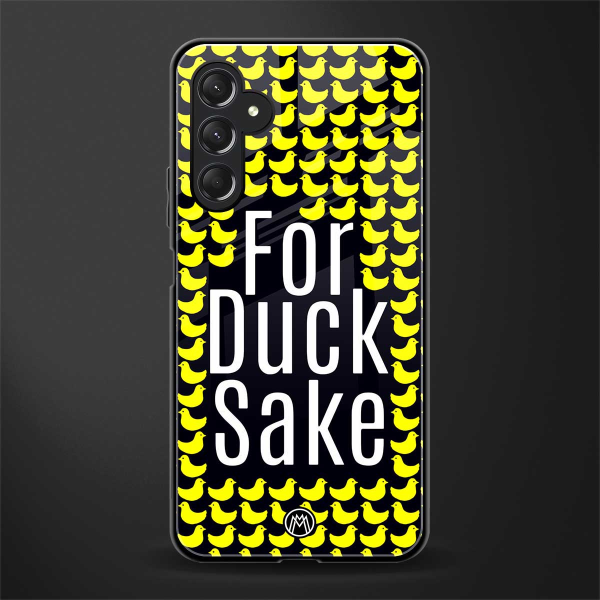 for duck sake back phone cover | glass case for samsun galaxy a24 4g