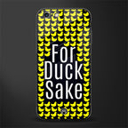 for duck sake glass case for iphone 6 image