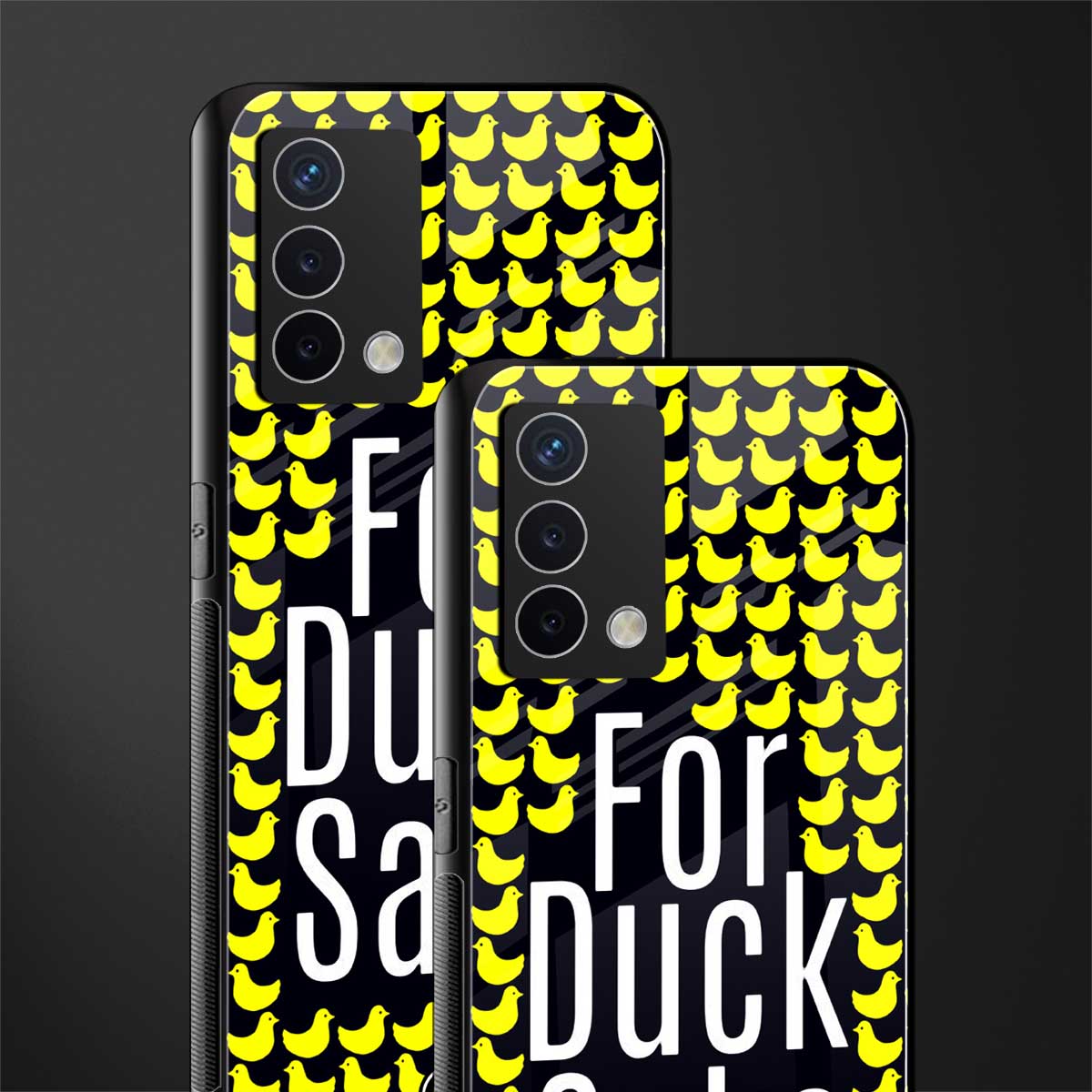 for duck sake back phone cover | glass case for oppo a74 4g