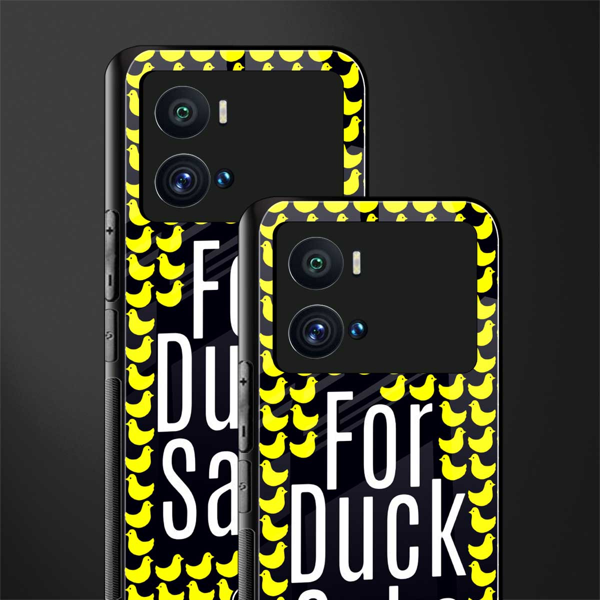 for duck sake back phone cover | glass case for iQOO 9 Pro