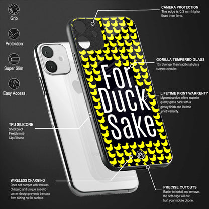 for duck sake glass case for iphone 8 plus image-4
