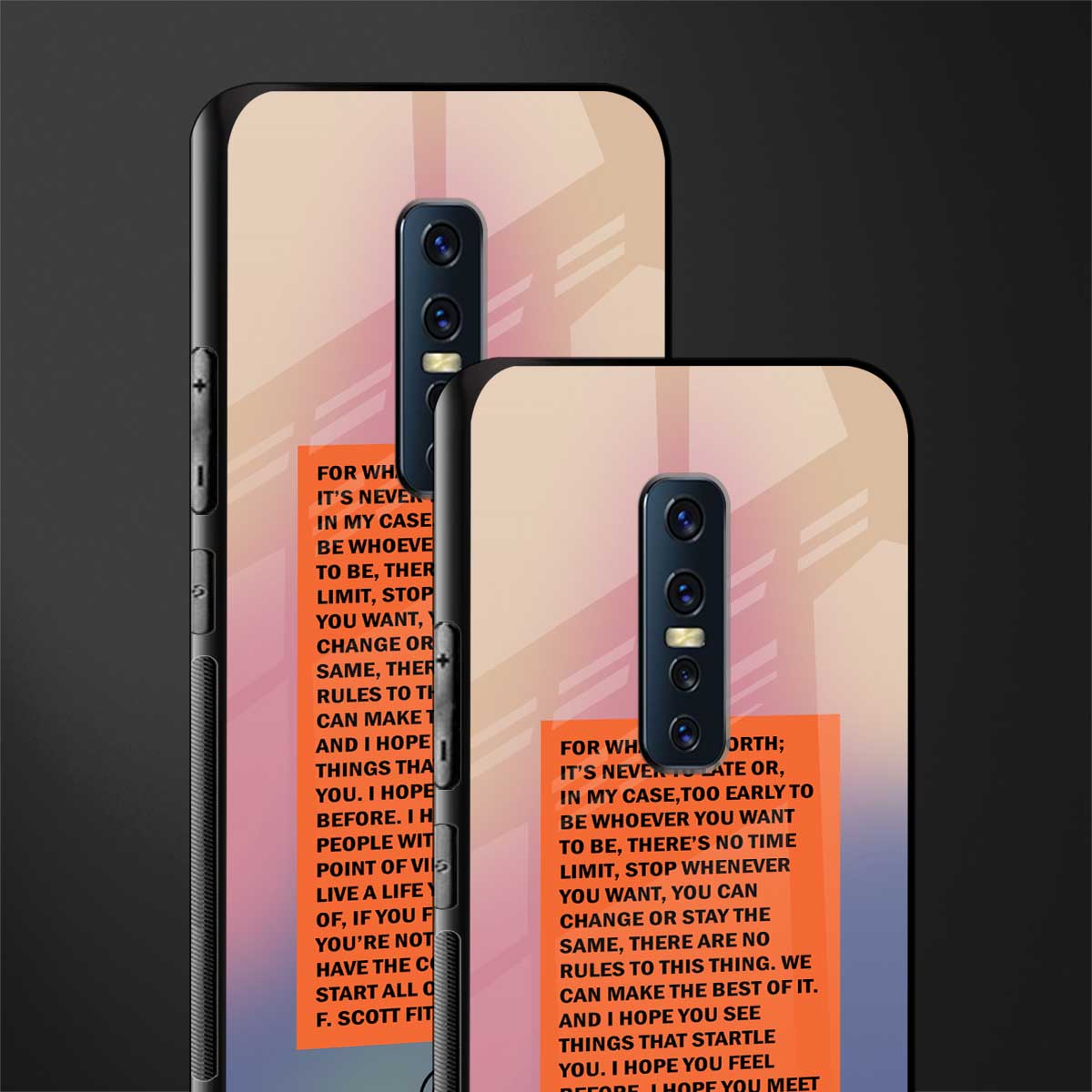 for what it's worth glass case for vivo v17 pro image-2