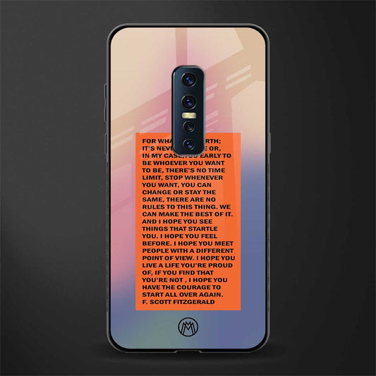 for what it's worth glass case for vivo v17 pro image