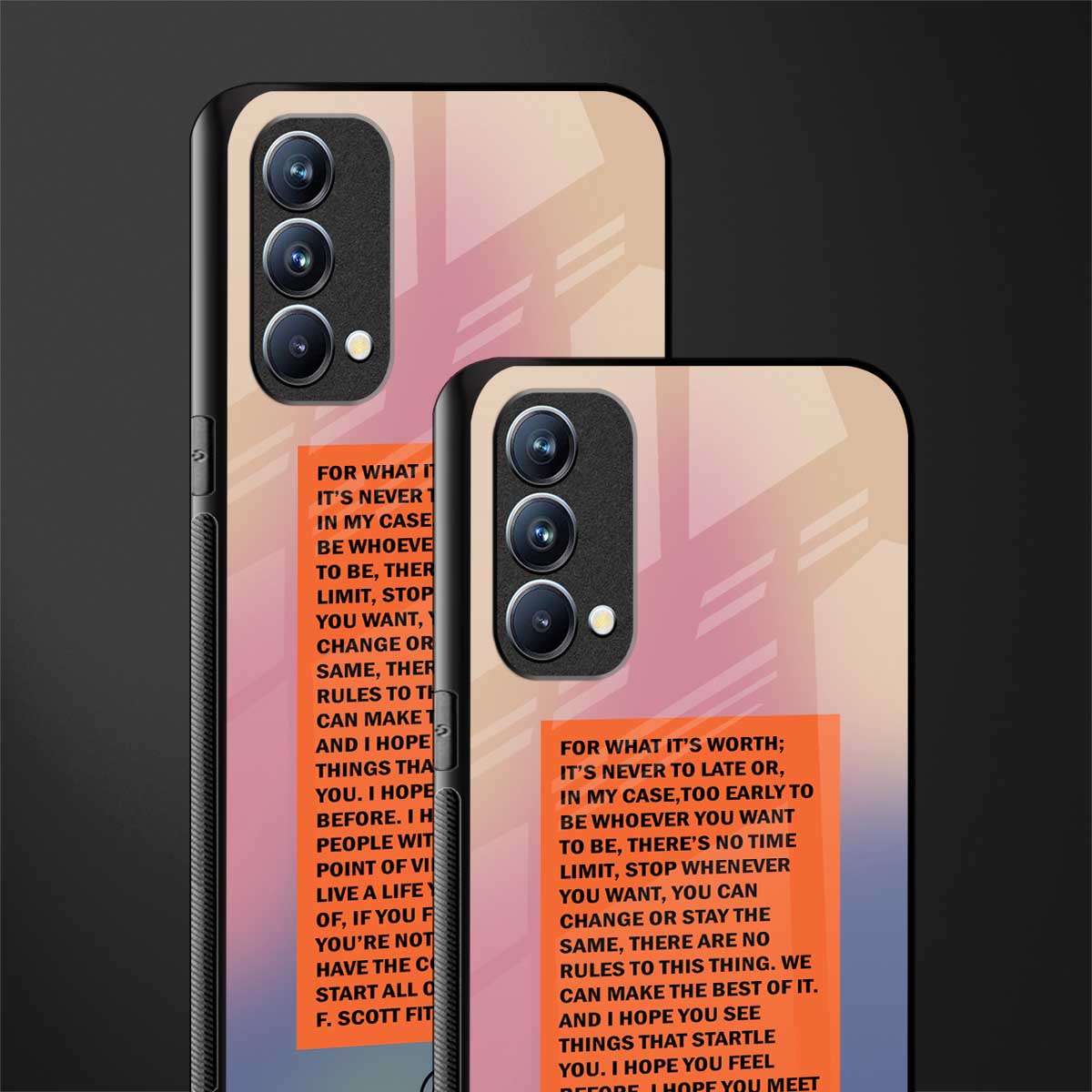 for what it's worth glass case for oppo f19 image-2