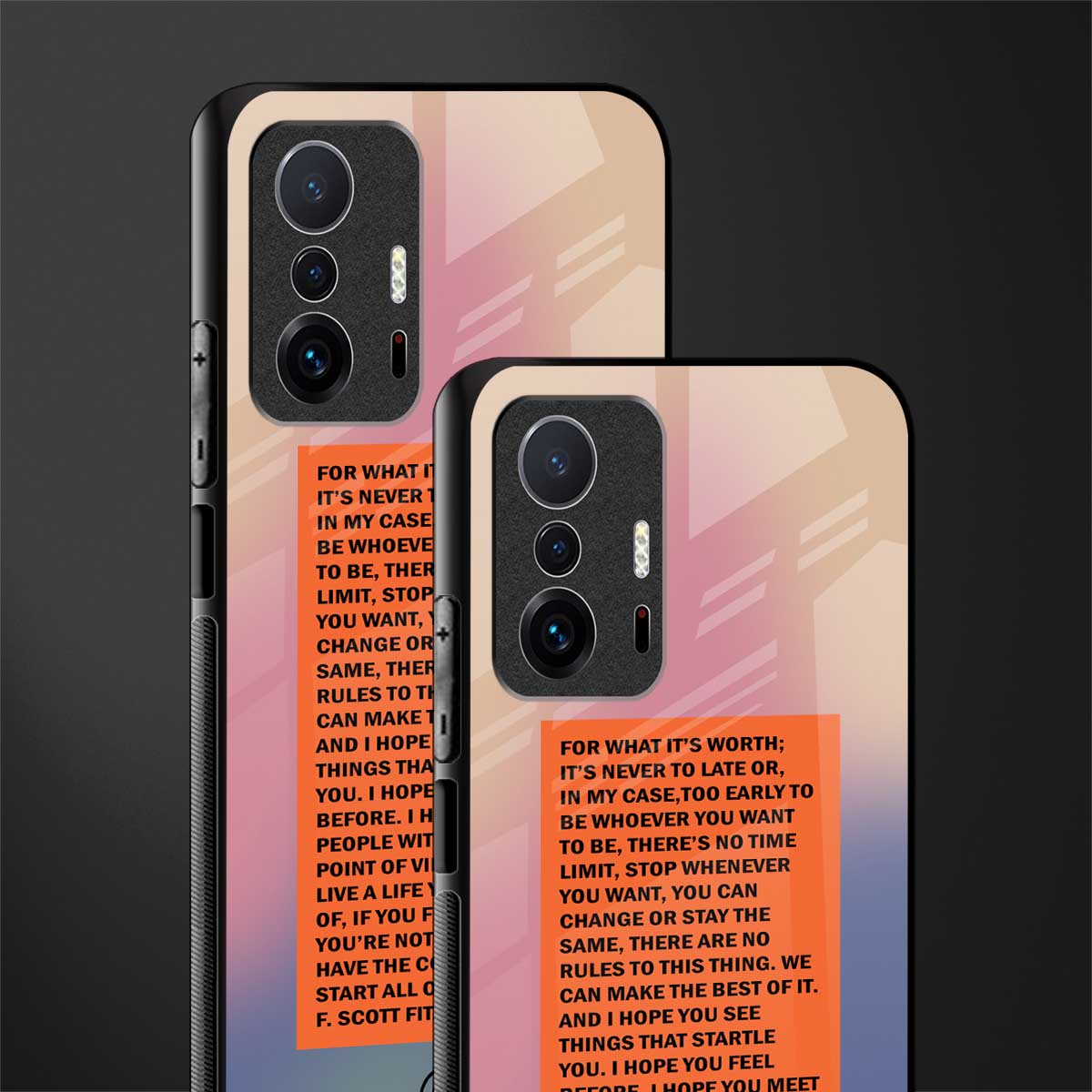 for what it's worth glass case for mi 11t pro 5g image-2