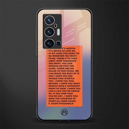 for what it's worth glass case for vivo x70 pro plus image