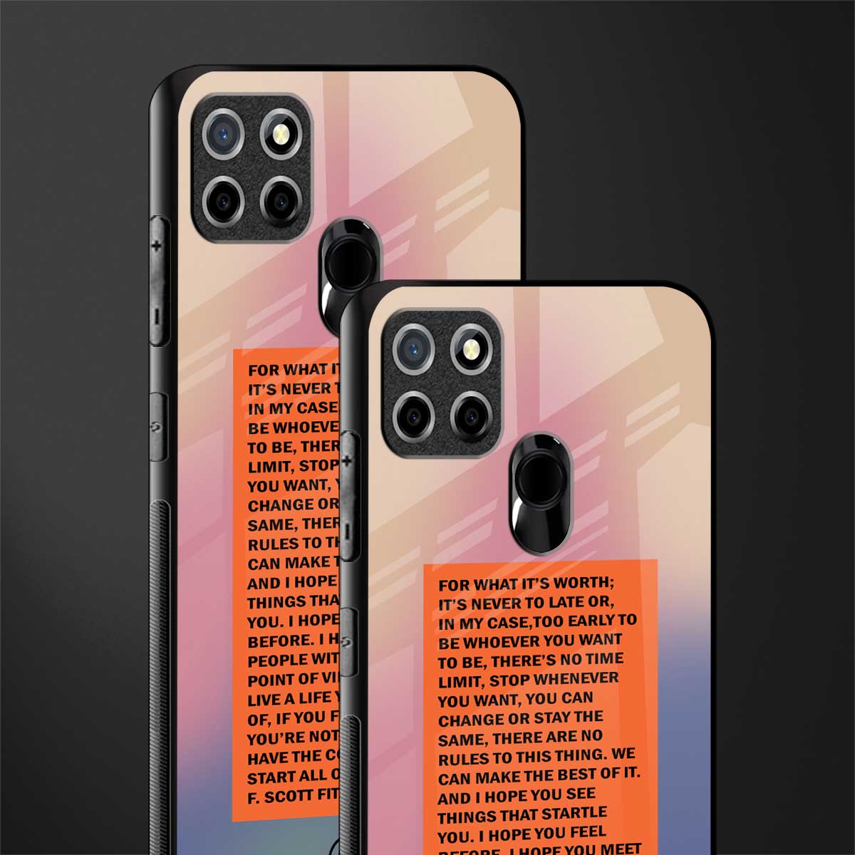 for what it's worth glass case for realme narzo 20 image-2