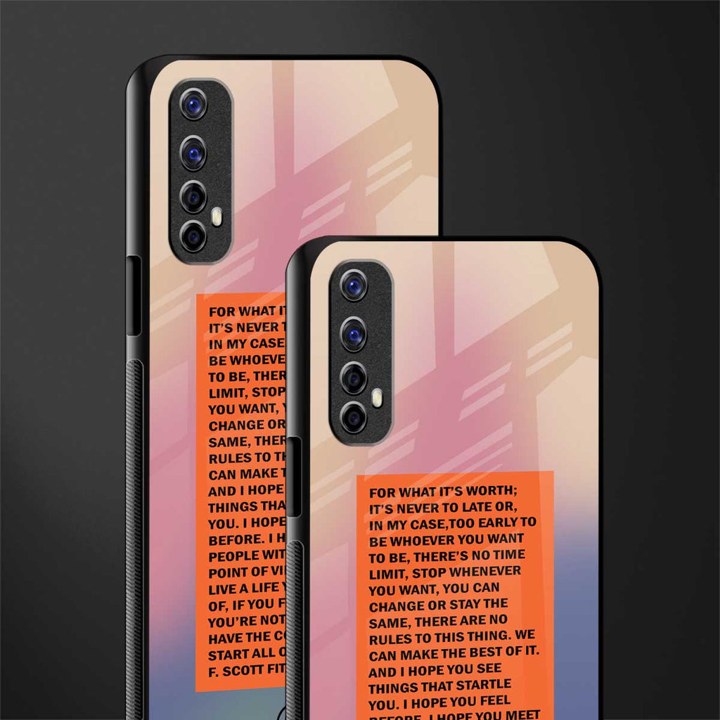 for what it's worth glass case for realme narzo 20 pro image-2