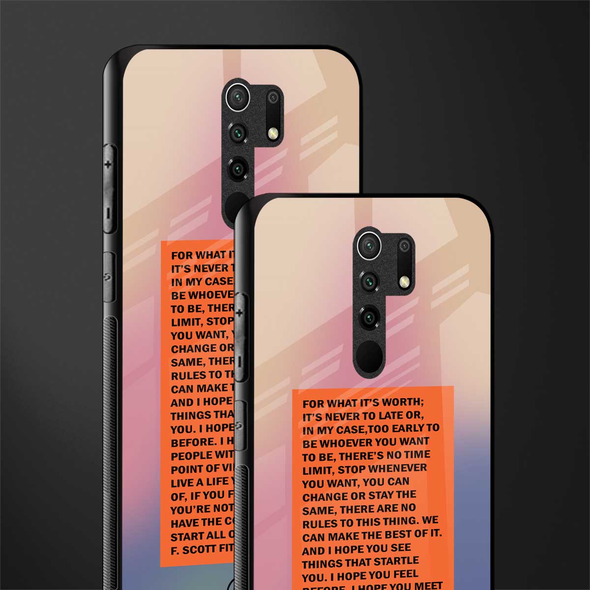 for what it's worth glass case for redmi 9 prime image-2