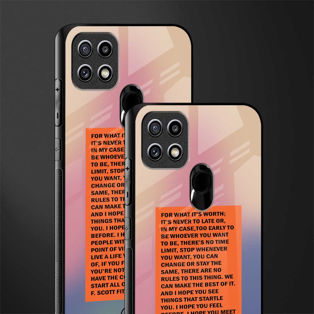 for what it's worth glass case for oppo a15 image-2