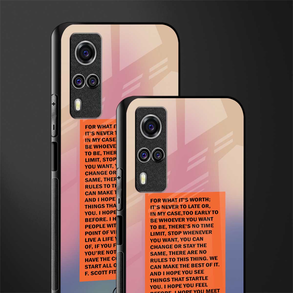 for what it's worth glass case for vivo y31 image-2