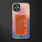 for what it's worth glass case for iphone 11 image