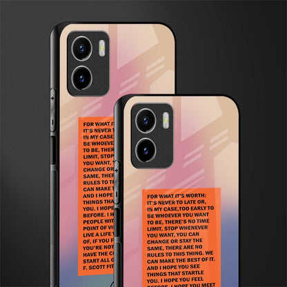 for what it's worth glass case for vivo y15s image-2